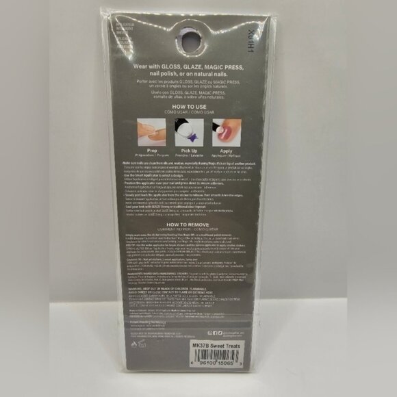 Dashing Diva Magic Pick Nail Art Stickers, MK37B, Sweet Treats - Picture 2 of 2